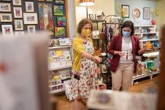 June 3, 2021:  Senator Amanda Cappelletti visits Sweet Mable Art & Craft.