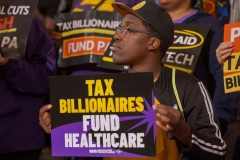 Tax Billionaires, Fund PA Rally