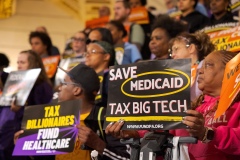Tax Billionaires, Fund PA Rally