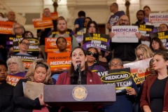 Tax Billionaires, Fund PA Rally