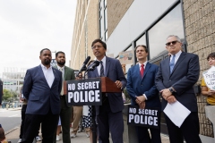 August 14, 2025: Senators Cappelletti and Saval Joined Community Leaders, Advocates, Labor Partners, and Local Officials in Highlighting Urgent Need for No Secret Police Legislation