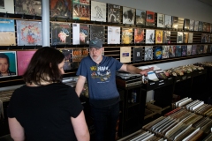 February 21, 2023: Senator Amanda Cappelletti visits Vinyl Closet Records.