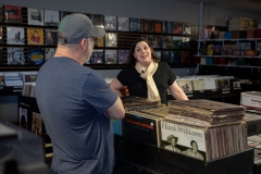 February 21, 2023: Senator Amanda Cappelletti visits Vinyl Closet Records.