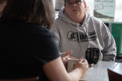 February 21, 2023: Senator Amanda Cappelletti visits Vinyl Closet Records.