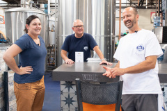 August 27, 2021: Sen. Amanda Cappelletti tours the von C Brewing Company