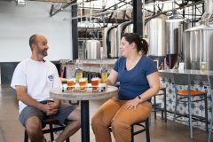 August 27, 2021: Sen. Amanda Cappelletti tours the von C Brewing Company
