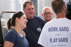 August 27, 2021: Sen. Amanda Cappelletti tours the von C Brewing Company