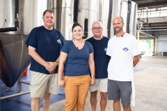 August 27, 2021: Sen. Amanda Cappelletti tours the von C Brewing Company