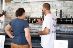 August 27, 2021: Sen. Amanda Cappelletti tours the von C Brewing Company