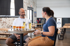 August 27, 2021: Sen. Amanda Cappelletti tours the von C Brewing Company