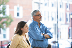 August 26, 2021: Senators Cappelletti and Kearney  held a rally in front of the Delaware County Courthouse in Media with We the People and  For Our Future to call for release of idled American Rescue Plan Funds to help the vulnerable and rebuild the economy.