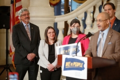 March 30, 2022: Senator Amanda Cappelletti  joins the We the People Campaign in calling for the majority in Harrisburg to use American Rescue Plan (ARP) funding to support PA families.