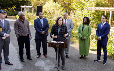 Local Leaders Gather at Cobbs Creek Community Environmental Center to Call Environmental Infrastructure Funding