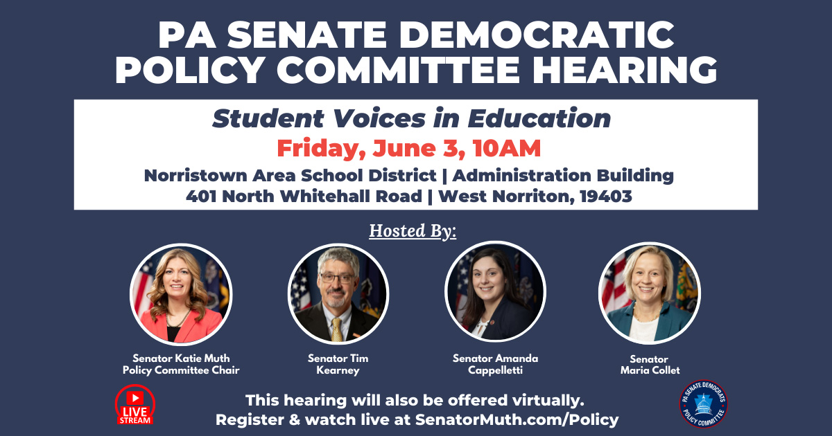 Policy Hearing - Student Voices in Education - June 3, 2022