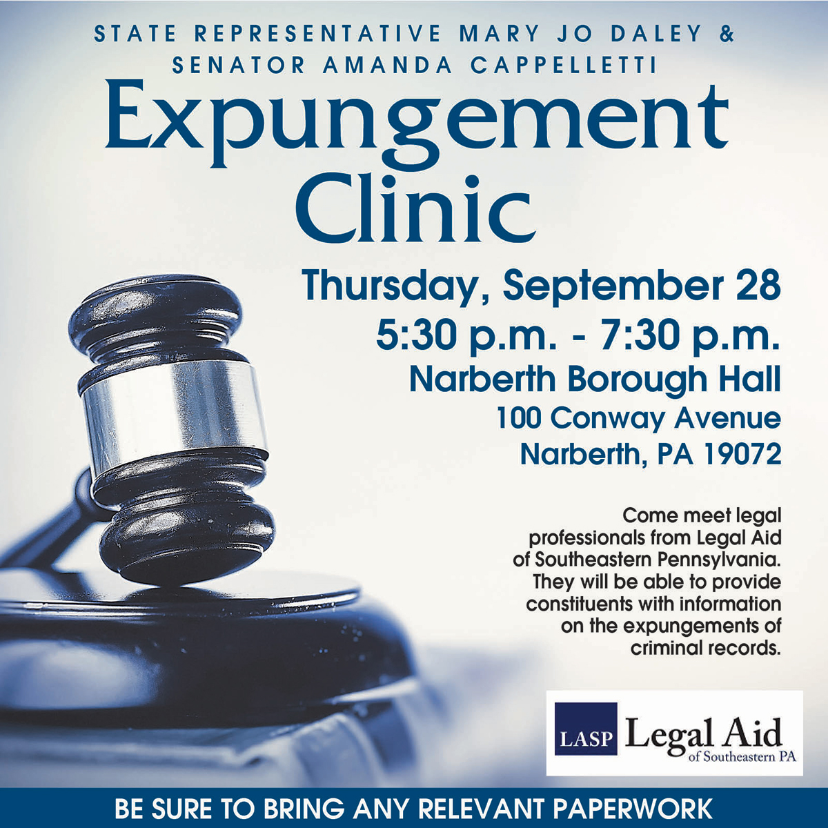Expungement Clinic - September 28, 2023