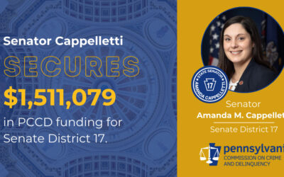 Senator Amanda M. Cappelletti Announces over $1.5 million in PCCD Funding to Aid Community Resources and County Programs in District 17