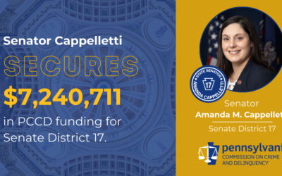 Senator Amanda Cappelletti announces over $7 Million awarded to District Seventeen in PCCD grants