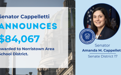 Senator Amanda Cappelletti, Rep. Greg Scott announce over $84K in Environmental Repair Grants for Norristown Area School District