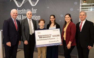 PA Senator Amanda M. Cappelletti Presents $375,000 State Grant to Penn Institute for RNA Innovation for Celiac Research