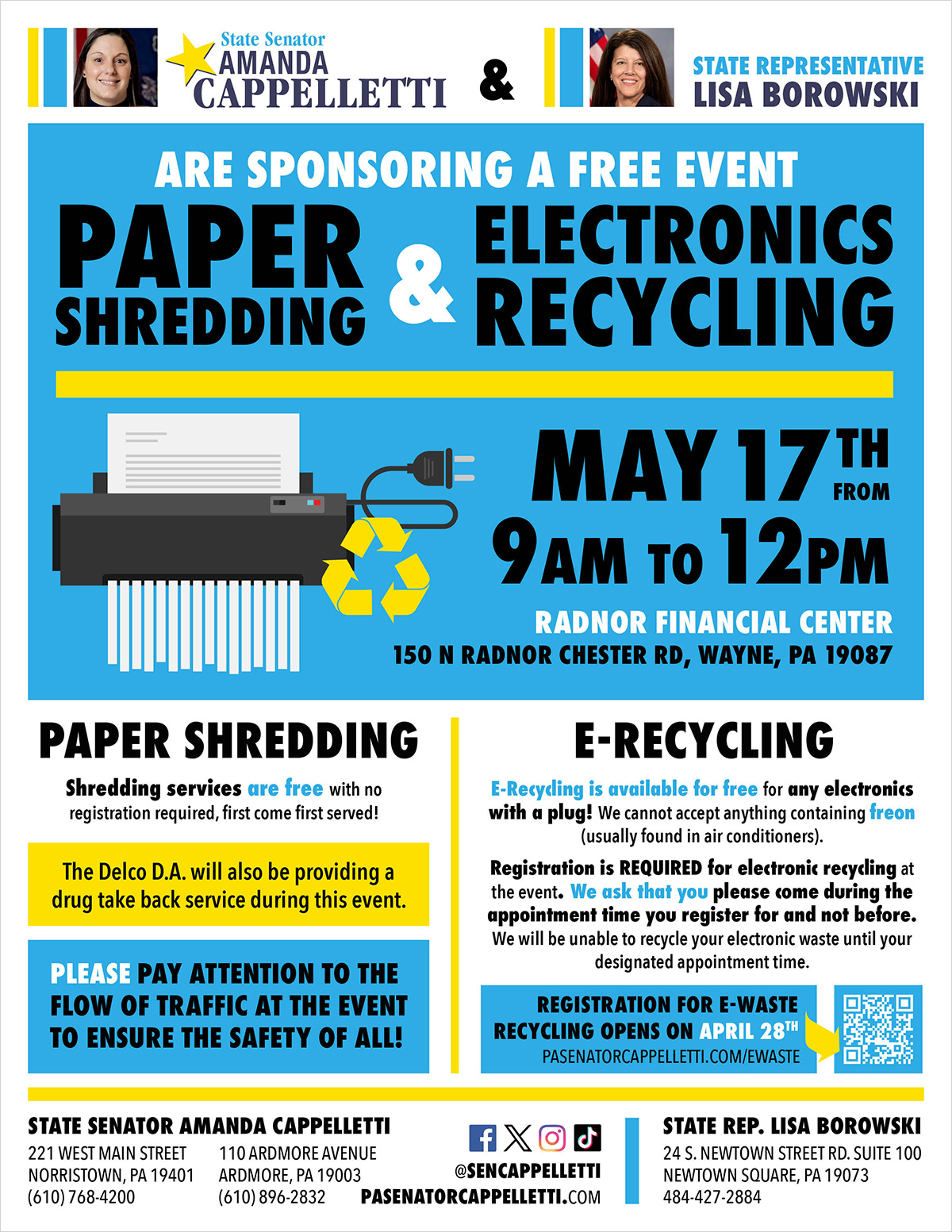 Paper Shredding and Electronics Recycling Event