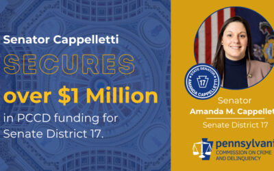 Senator Amanda M. Cappelletti Applauds Over $1 Million in PCCD Funding to Advance Criminal Justice, Behavioral Health, and Community Safety Initiatives