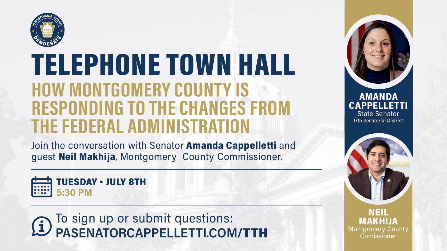 Telephone Town Hall - How Montgomery County is Responding to the Changes from the Federal Administration