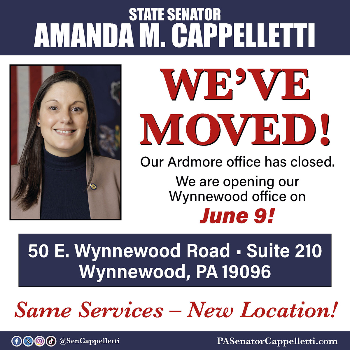 We Moved!