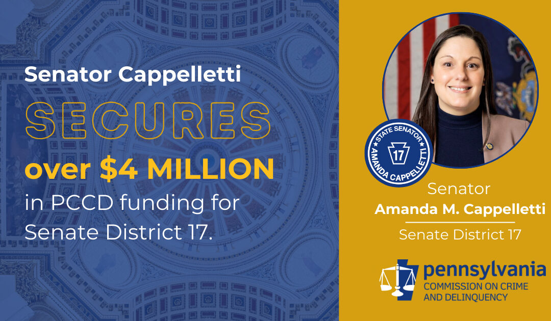 Senator Cappelletti Announces $4 Million in Funding to Support Victim Services, Violence Prevention, and Intervention Programming