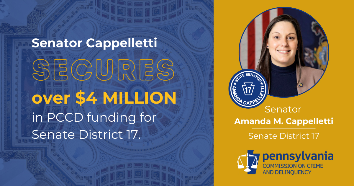 Senator Cappelletti Announces $4 Million in Funding to Support Victim Services, Violence Prevention, and Intervention Programming