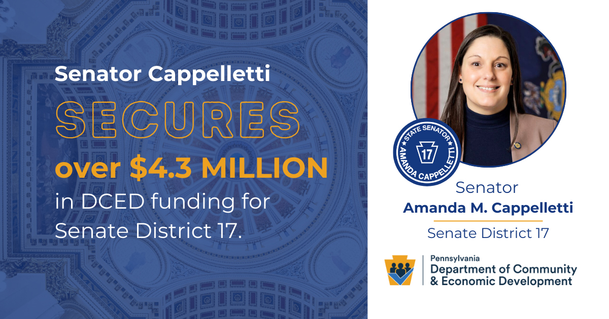 Senator Cappelletti Announces $4.3 Million in Grant Funding for Local Transportation, Water & Sewer Projects
