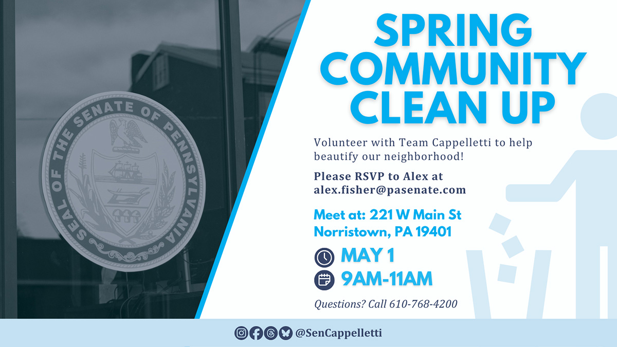 Norristown Community Clean Up - May 1, 2026