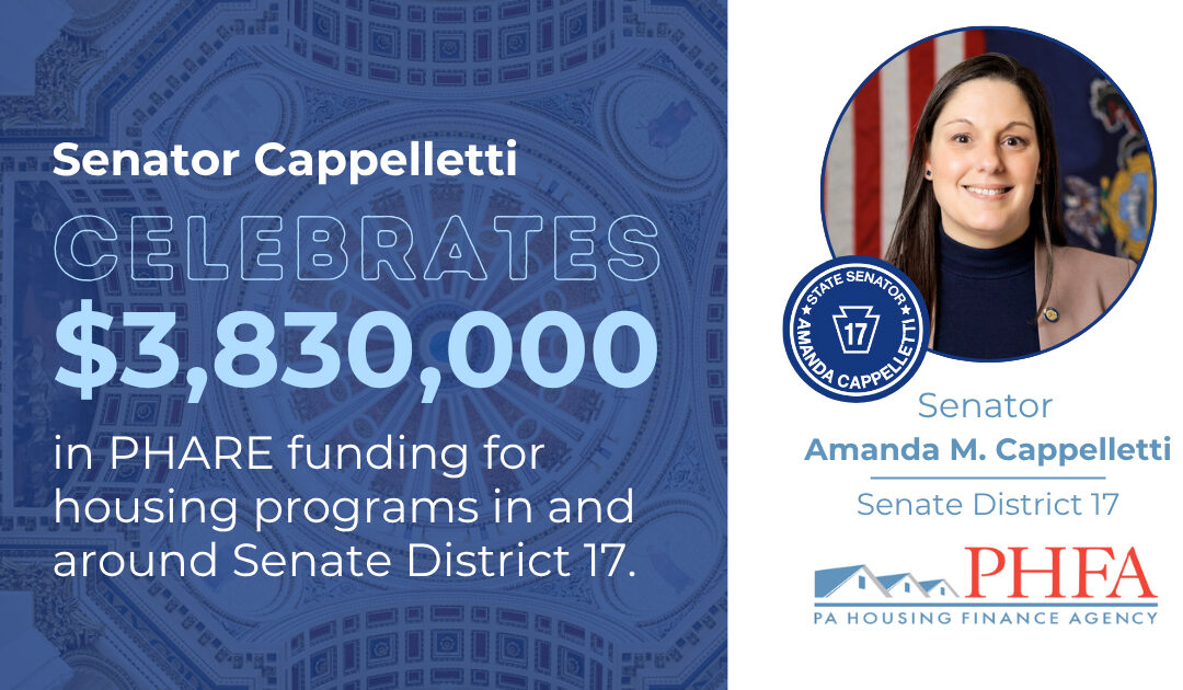 Funding Fair Housing: Senator Cappelletti Applauds $3.8 Million for Affordable, Accessible Housing Programs