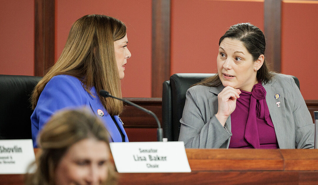 Senator Lisa Baker and Senator Amanda Cappelletti