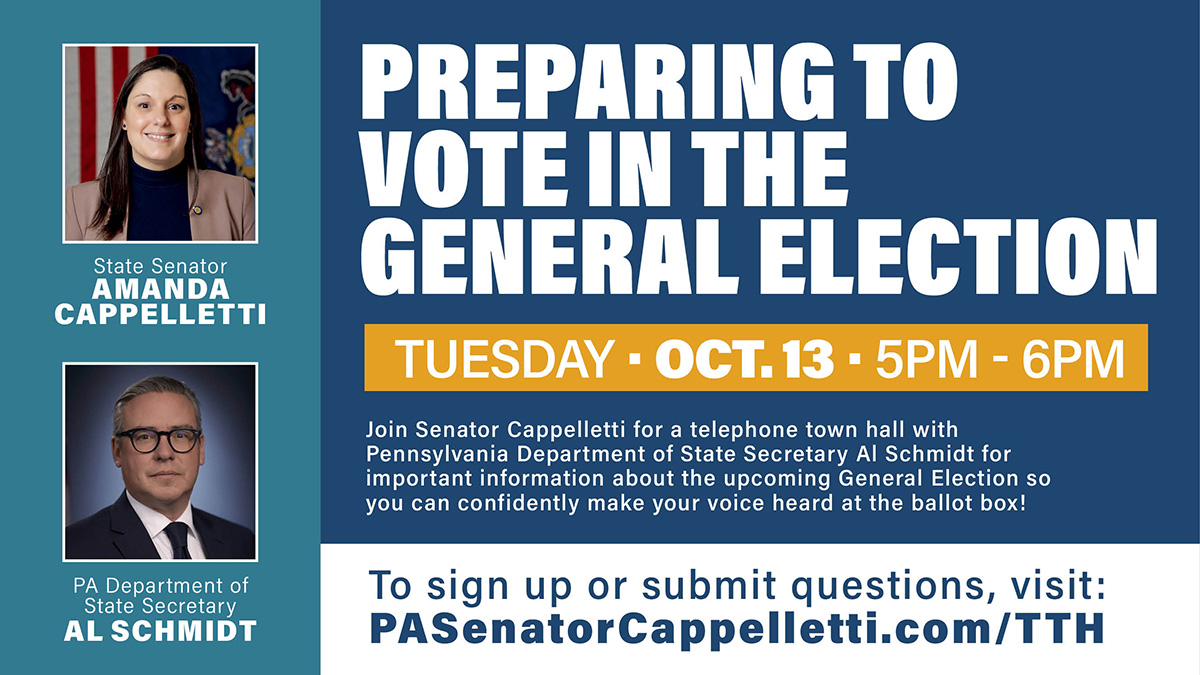 Telephone Town Hall - Preparing to Vote in the General Election